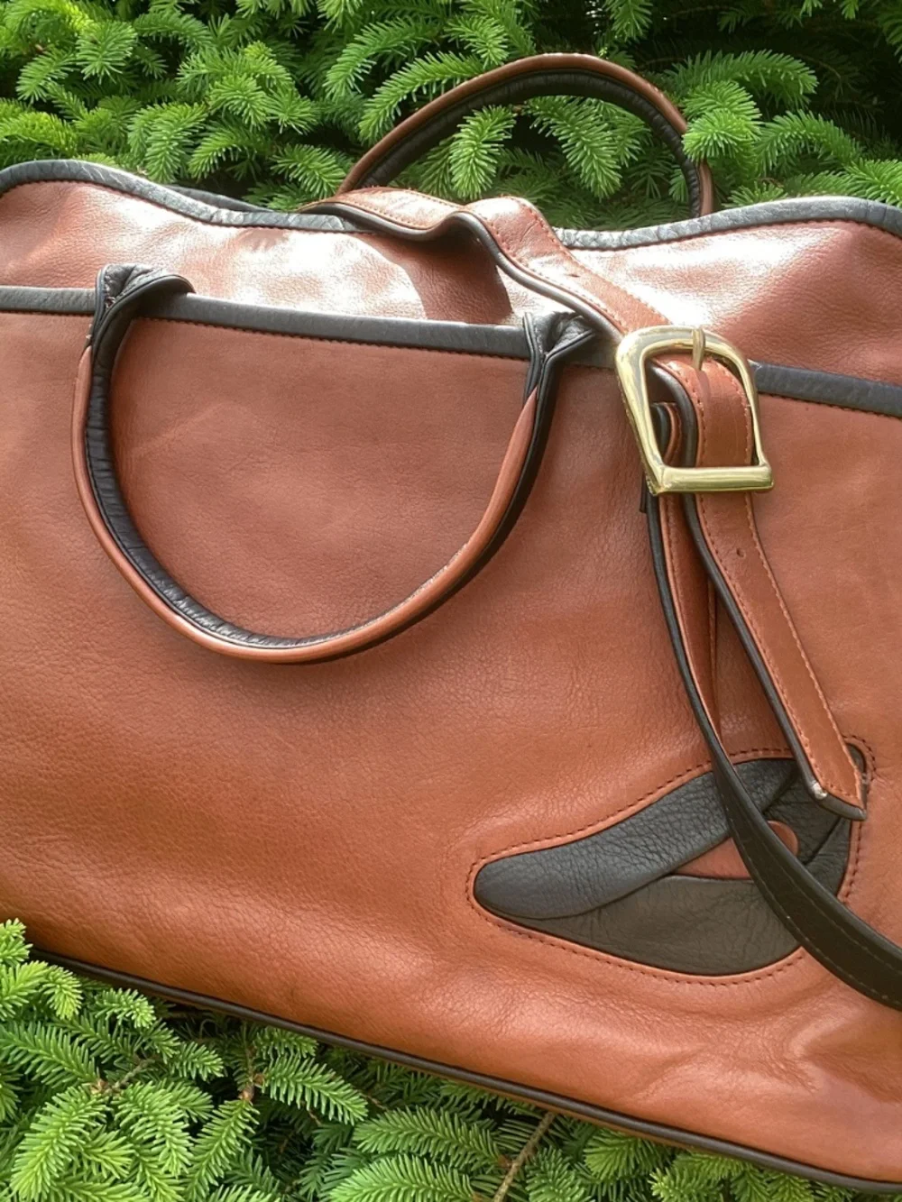 Mowen Leather Designs Fine Soft Leather Briefcase Laptop Messenger Bag🦋